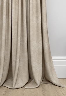 Florence Faux Suede, Light Tan - Made to Measure Curtains